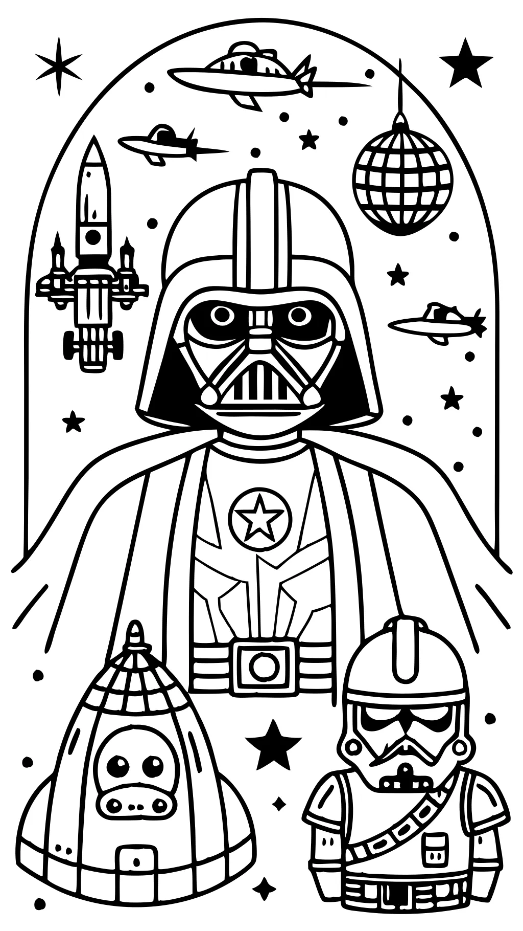 coloriages Star Wars à imprimer gratuitement